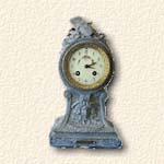 Four piece Moreau Statue Clock