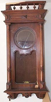 Front view of the clock