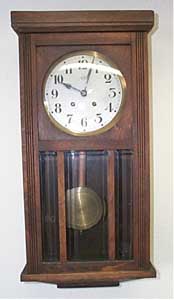 Clock after cleaning and case restoration